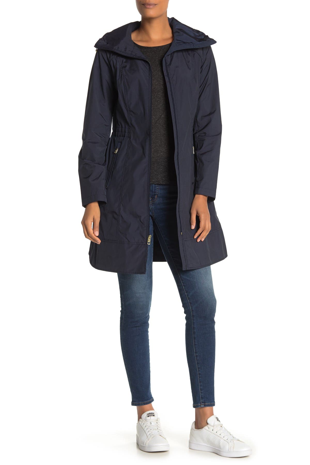 Cole Haan Signature Packable Hooded Rain Jacket