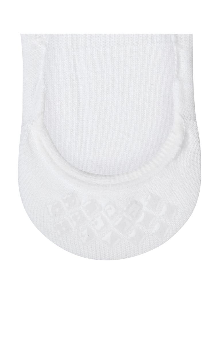 Step Cotton High Cut No Show Socks, Alternate, color, White