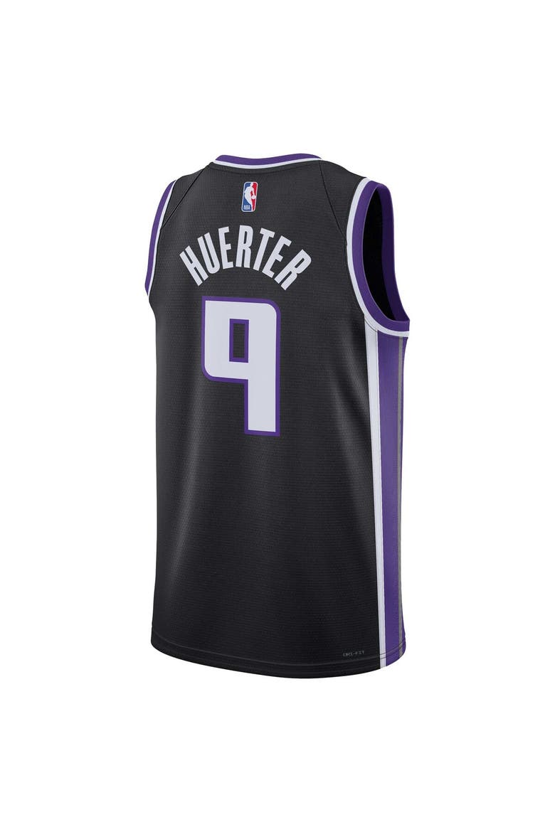 Unisex Nike Kevin Huerter Black Sacramento Kings Swingman Jersey - Icon Edition, Alternate, color, Black