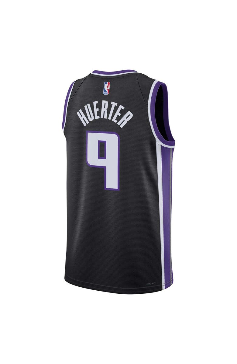 Nike Unisex Nike Kevin Huerter Black Sacramento Kings Swingman Jersey - Icon Edition, Alternate, color, Black