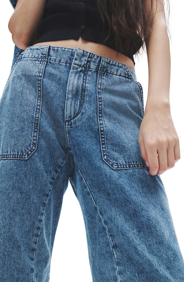 rag & bone Leyton Straight Leg Jeans, Alternate, color, Elle