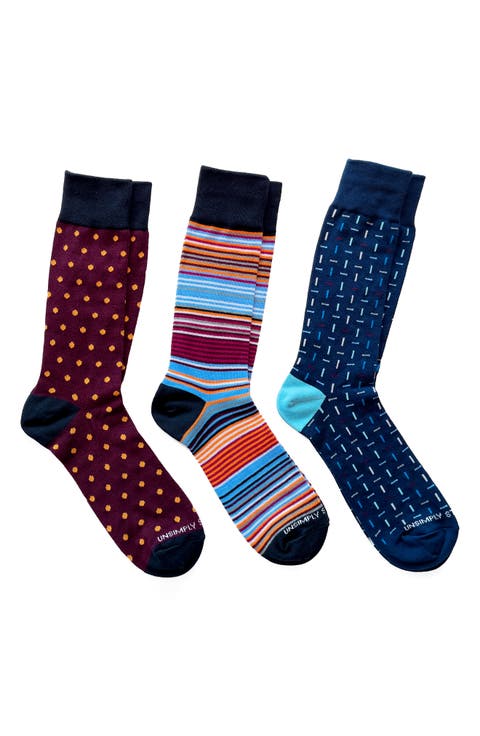 Assorted 3-Pack Crew Socks