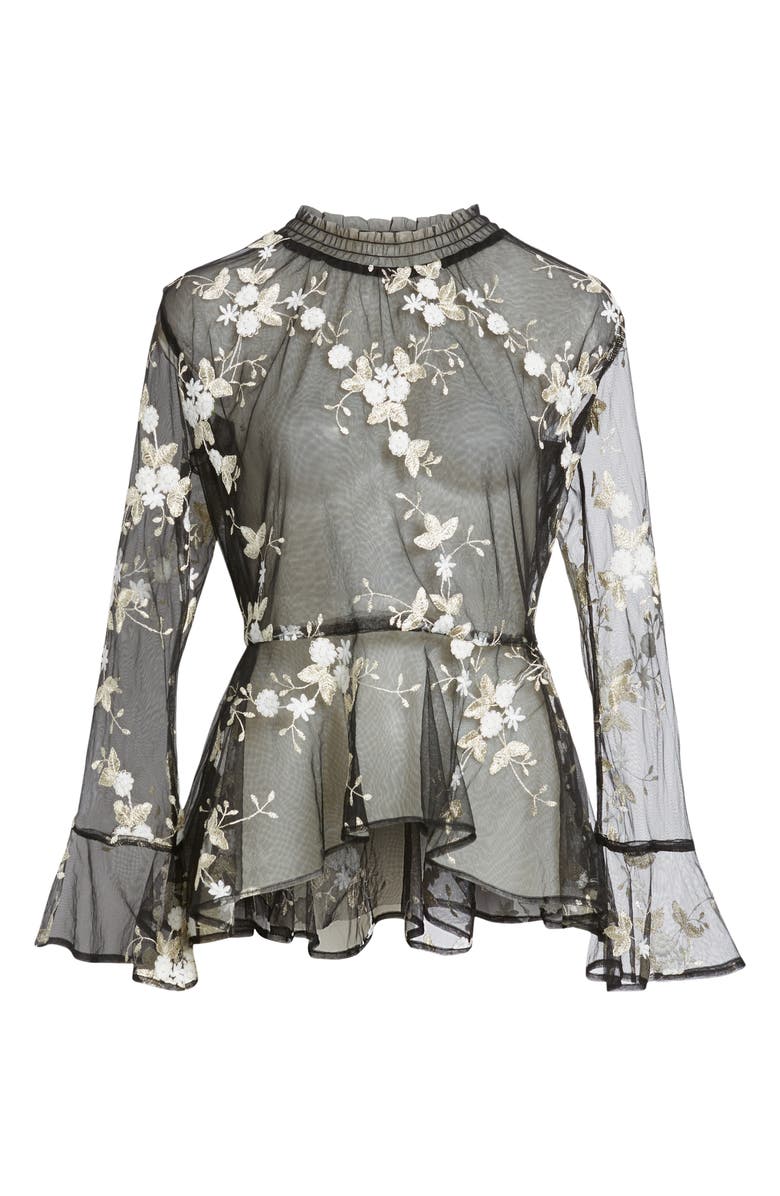 Endless Rose Embroidered Mesh Top, Alternate, color, 