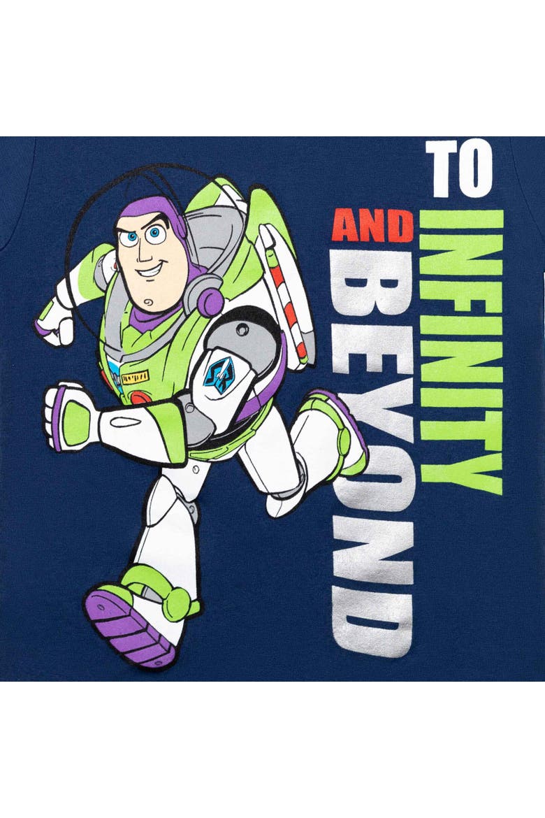 Toy Story Buzz Lightyear T-Shirt & Mesh Shorts Set, Alternate, color, Blue/Gray