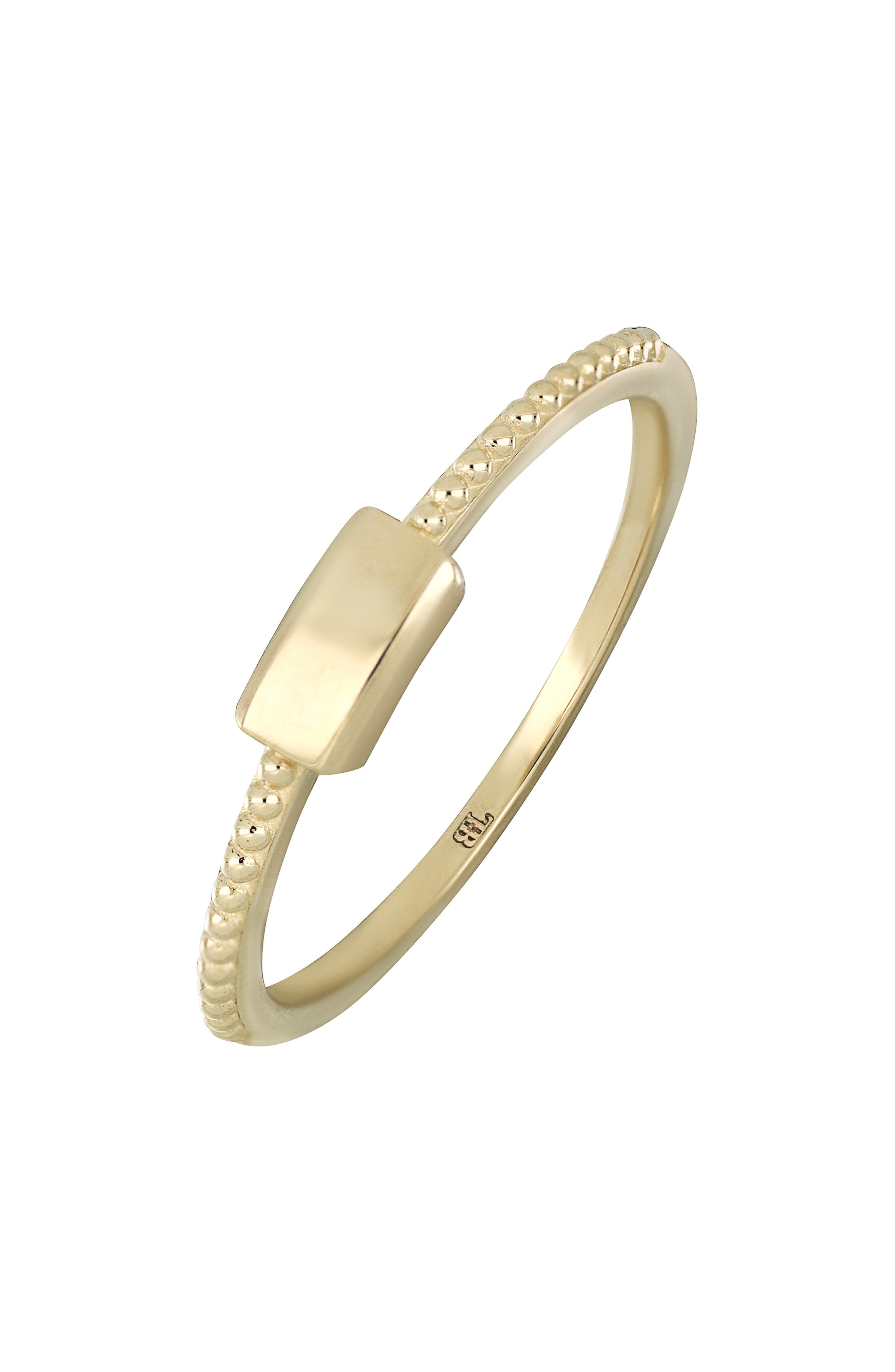 14K Gold Stacking Ring