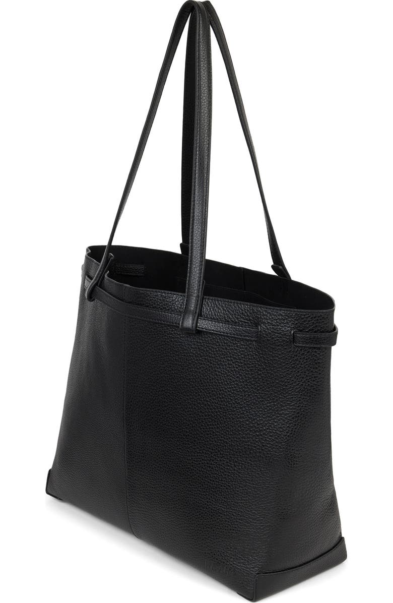 WE-AR4 The Pixie Leather Tote, Alternate, color, Black