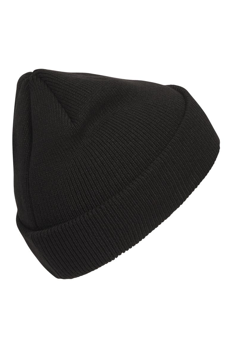 Trefoil Beanie, Alternate, color, BLACK/ BLACK