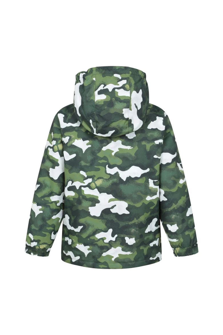 Childrens/Kids Printed Ski Jacket Set, Alternate, color, Dark Khaki