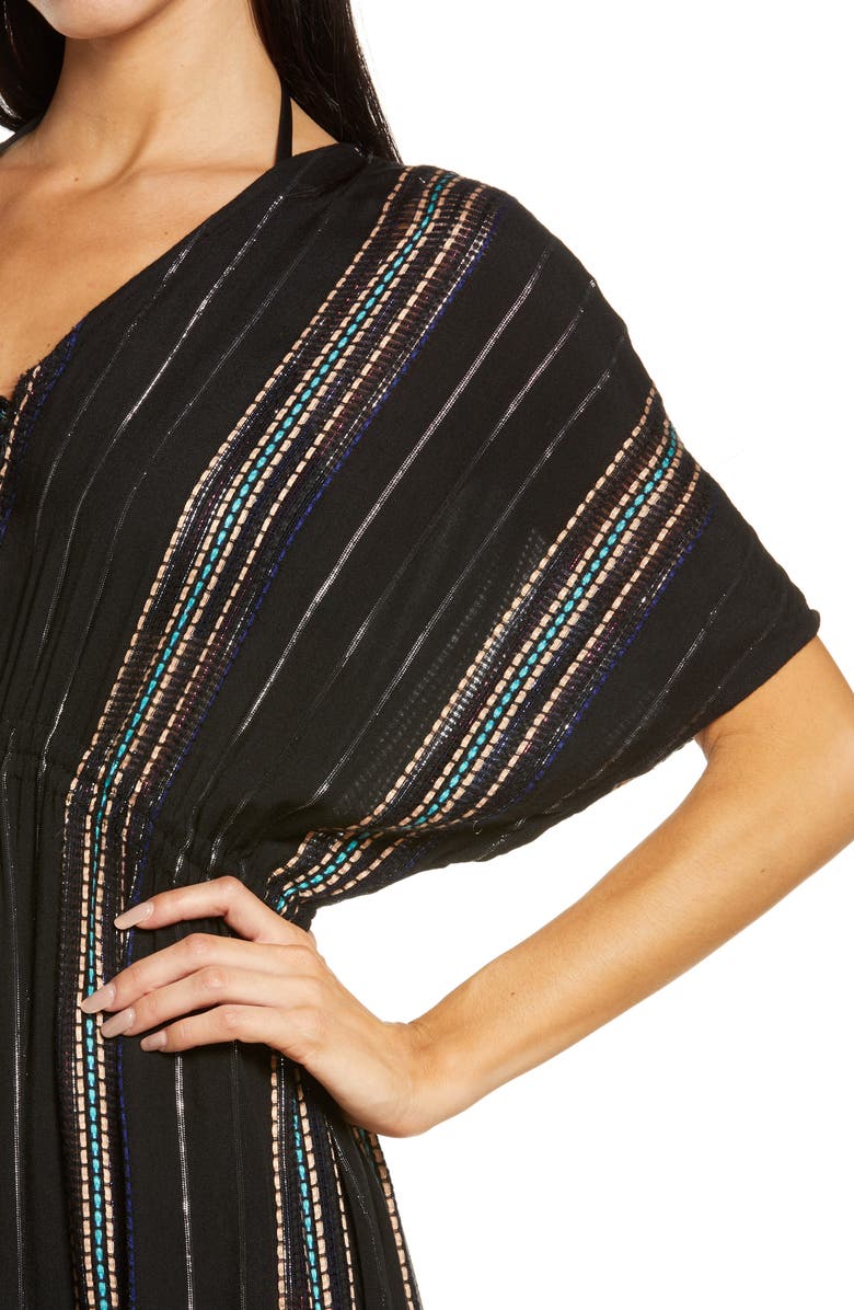 Elan Ruffle Cover-Up Maxi Dress, Alternate, color,