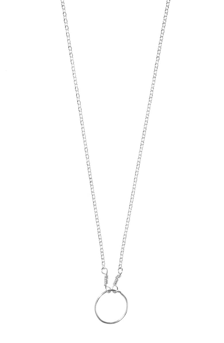 Nashelle Pure Moon Pendant Necklace, Main, color, 