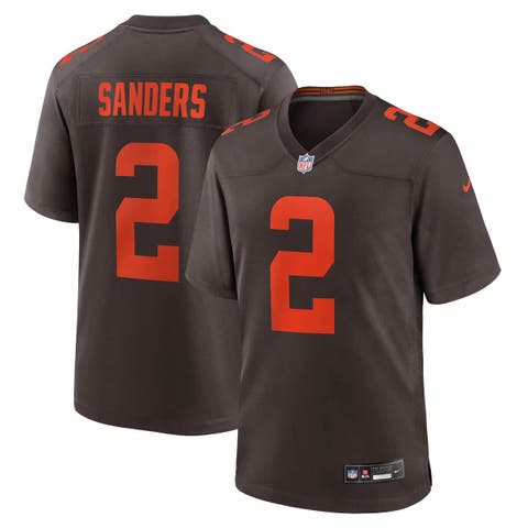 Men's Nike Shedeur Sanders Brown Cleveland Browns Alternate Game Jersey