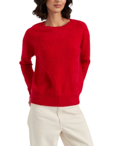 Brushed Cashmere Crew Neck Sweater
