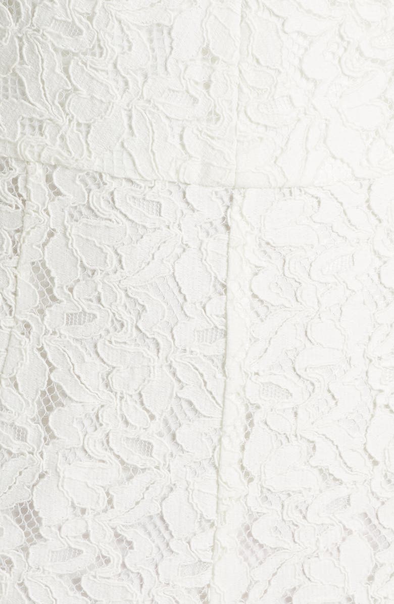 Adelyn Rae Cayden Cross Neck Lace Jumpsuit, Alternate, color,