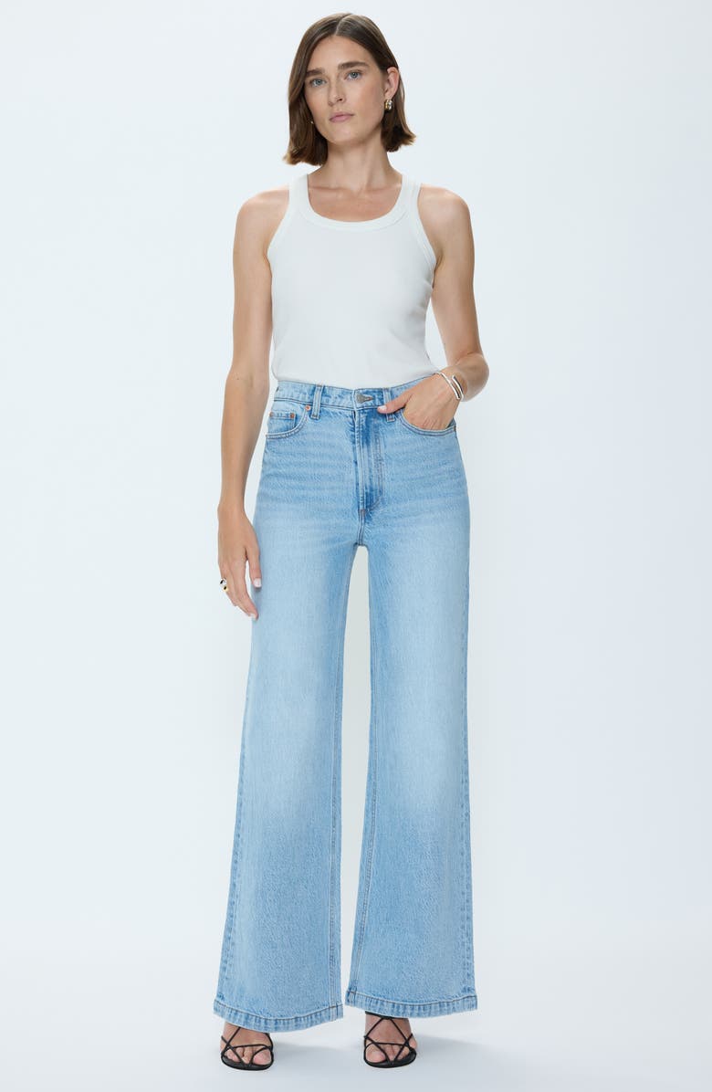Pistola Lana High Waist Wide Leg Jeans, Alternate, color, Perspective