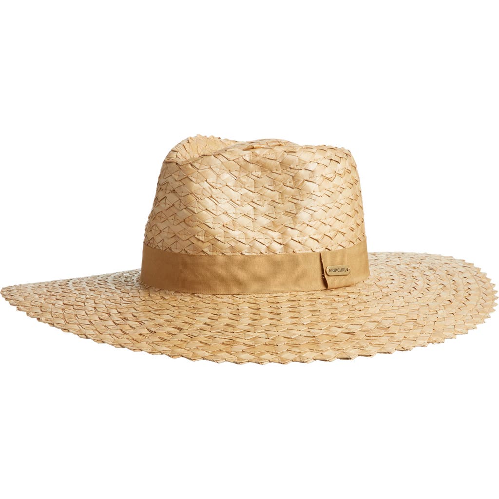 Rip Curl Premium Surf Straw Panama Hat In Natural