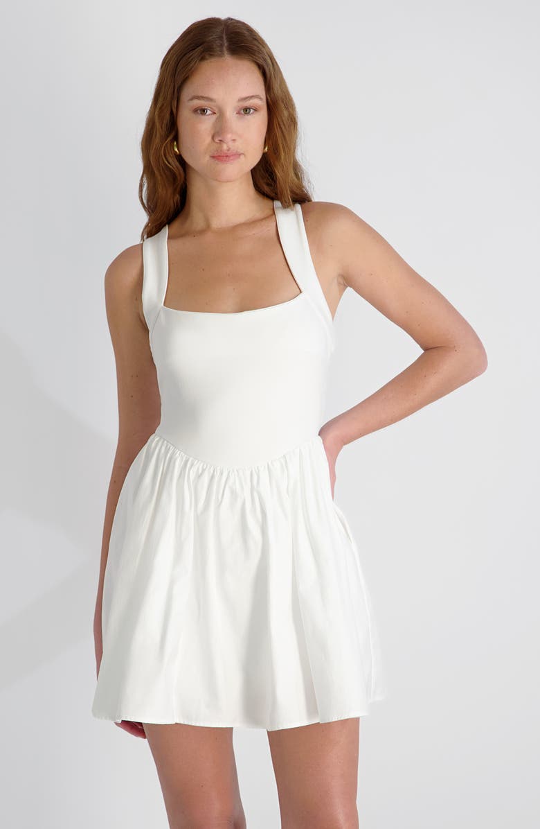 French Connection Cleo Ponte Fit & Flare Minidress, Alternate, color, 