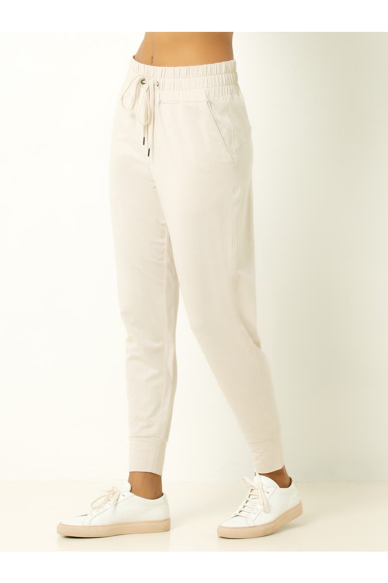 Lightweight Drawstring Jogger, Alternate, color, Heather Oat