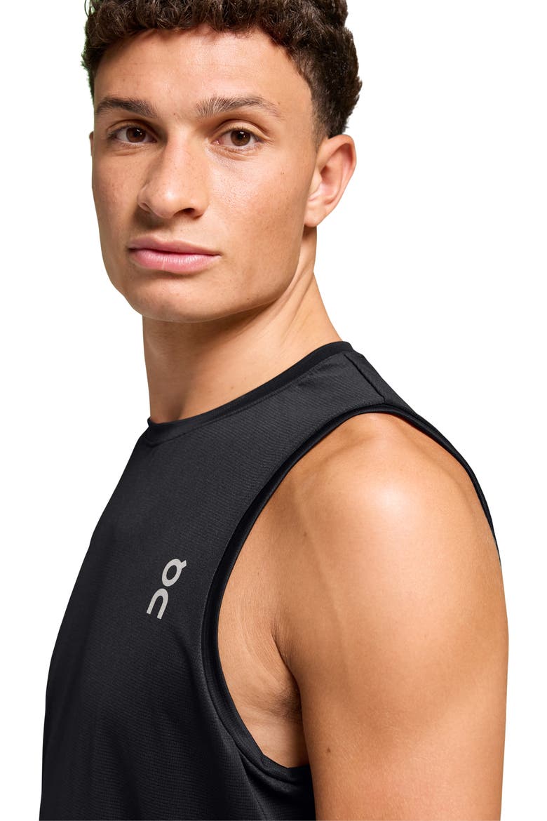 Core Running Tank, Alternate, color, BLACK