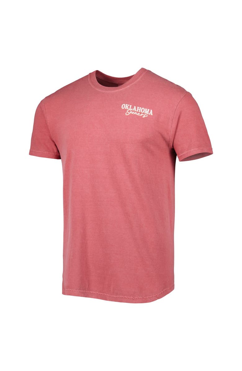 IMAGE ONE Men's Crimson Oklahoma Sooners Hyperlocal T-Shirt, Alternate, color, Crimson