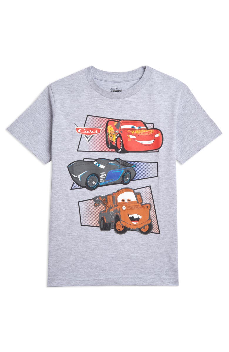 Disney Cars 3-Pack T-Shirts, Alternate, color, Red Brown Grey Mater