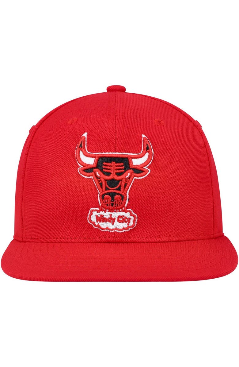 Mitchell & Ness Men's Mitchell & Ness Red Chicago Bulls Hardwood Classics MVP Team Ground 2.0 Fitted Hat, Alternate, color, 