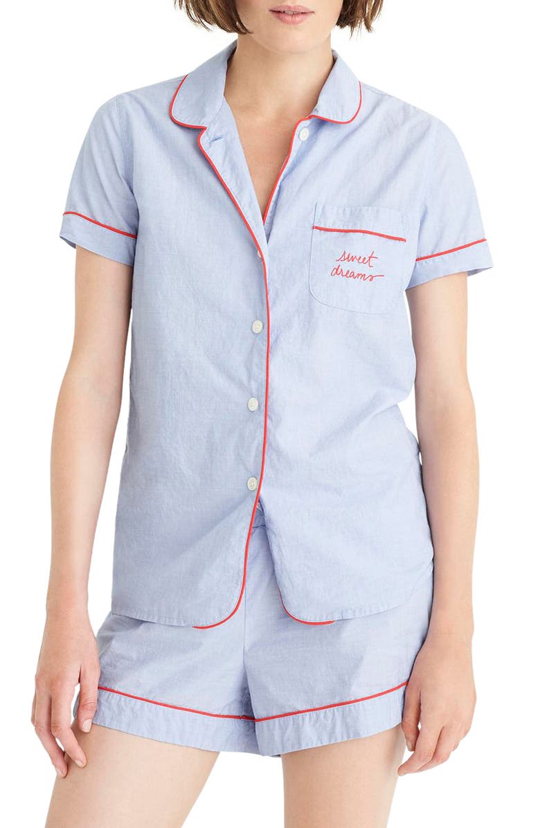 J.Crew Sweet Dreams Short Pajamas, Main, color, 