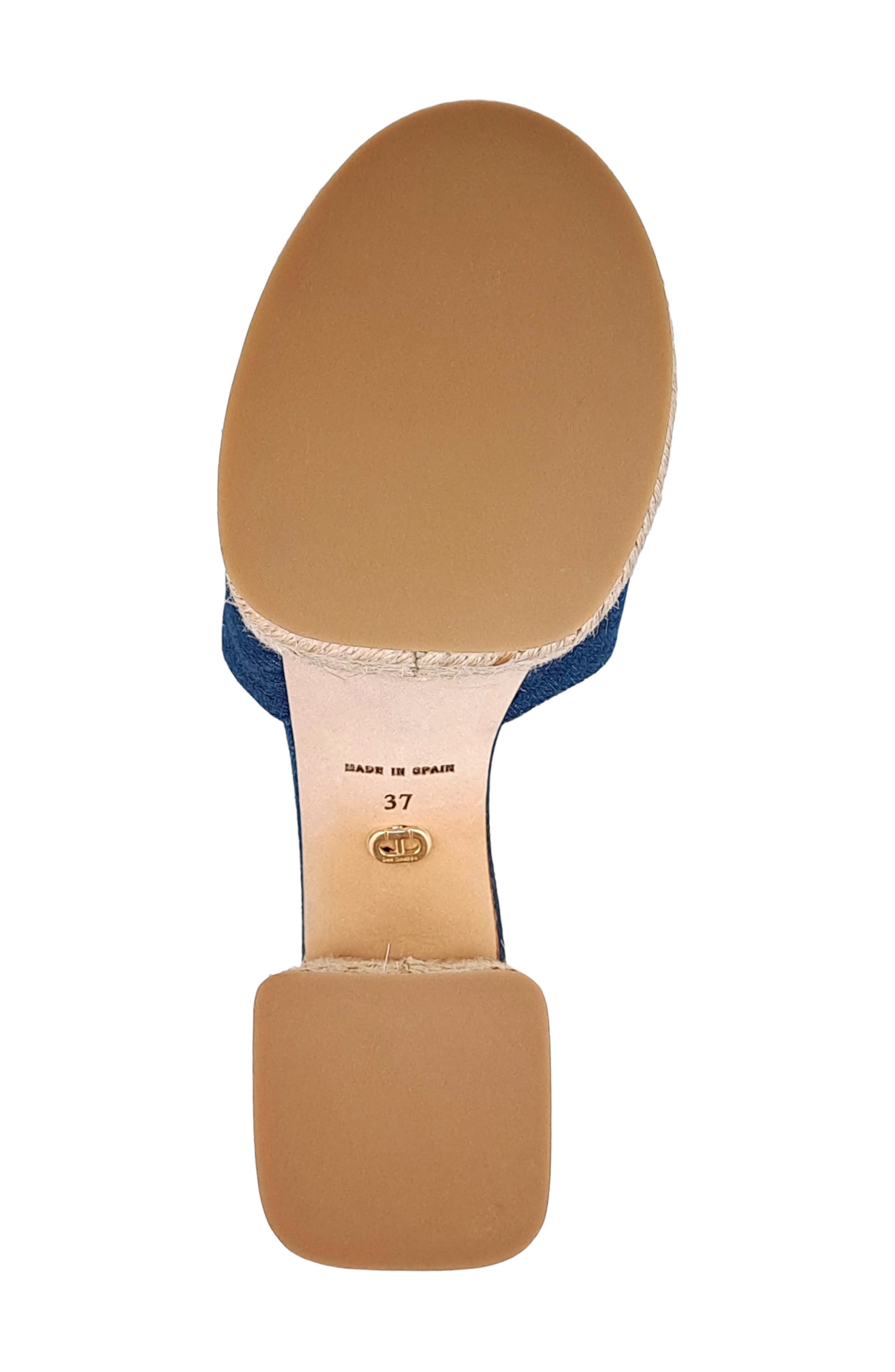 Dee Ocleppo Sunset Platform Espadrille Sandal, Alternate, color, Blue Denim