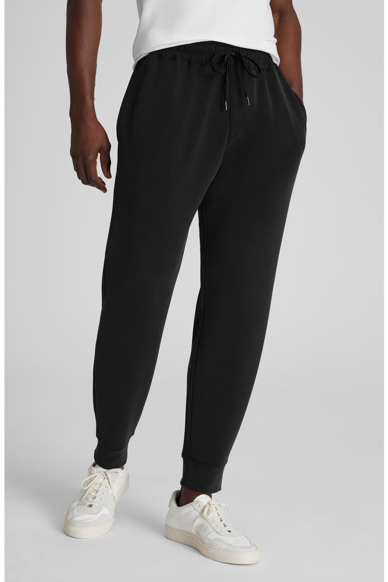 Luxe Traveler Knit Joggers, Main, color, BLACK
