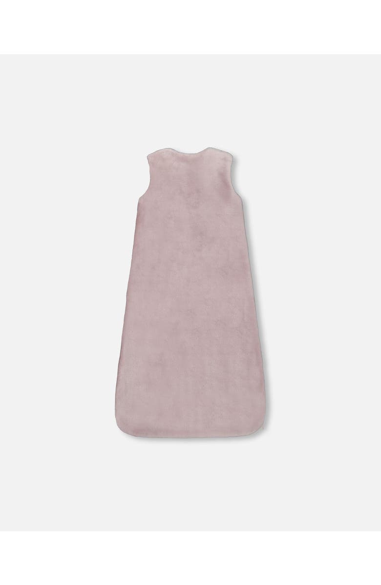 Deux par Deux Baby Girl Plush Sleep Sack, Main, color, Neutral Purple