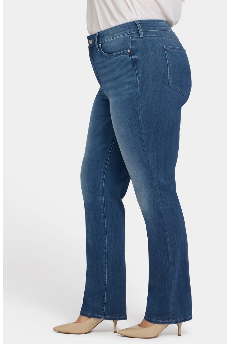 Marilyn High Waist Straight Leg Jeans, Alternate, color, COOL MARINE