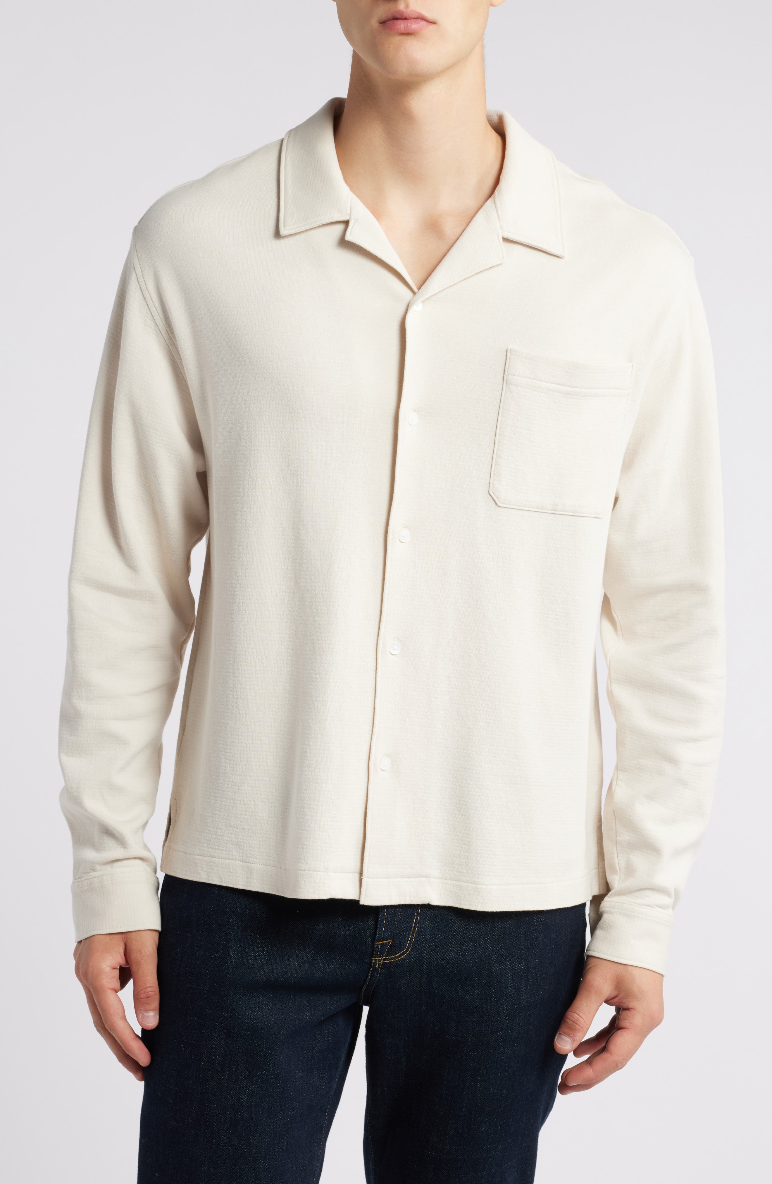 FRAME Long Sleeve Duo Fold Relaxed Shirt
