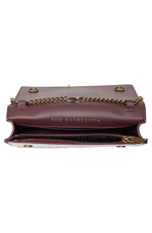 Kurt Geiger London Extra Mini Shoreditch Crossbody Bag In Burgundy