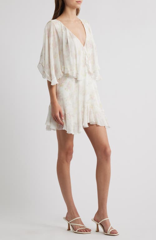 Loveshackfancy Avaline Ruffled Floral-print Dress In White