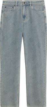 RIZORT Clever Stripe Distressed Jeans