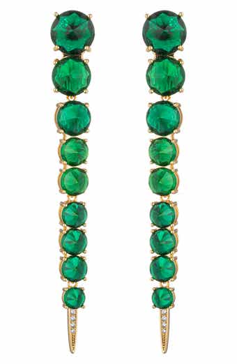 EYE CANDY LOS ANGELES Harper Cubic Zirconia Drop Earrings