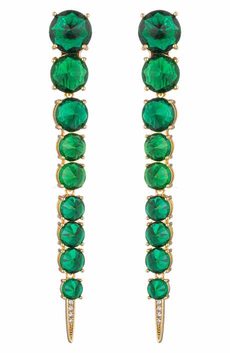 EYE CANDY LOS ANGELES Harper Cubic Zirconia Drop Earrings