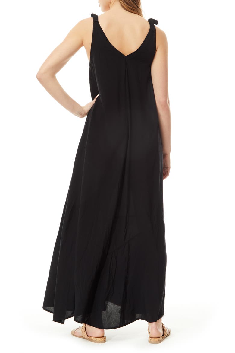 Elise Challis Maxi Dress, Alternate, color, BLACK