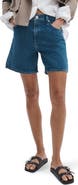 rag & bone Kaia High Waist Relaxed Fit Denim Shorts