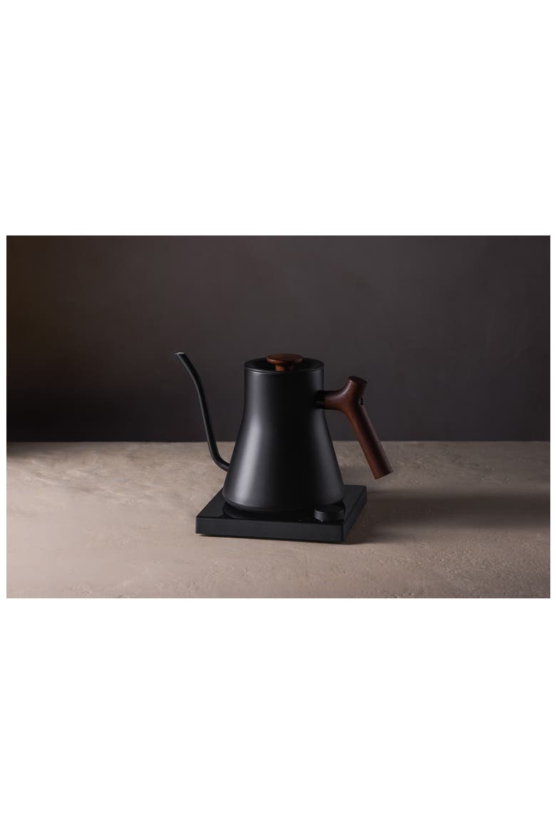 Stagg EKG Pro Studio Electric Kettle, Alternate, color, MATTE BLACK WALNUT