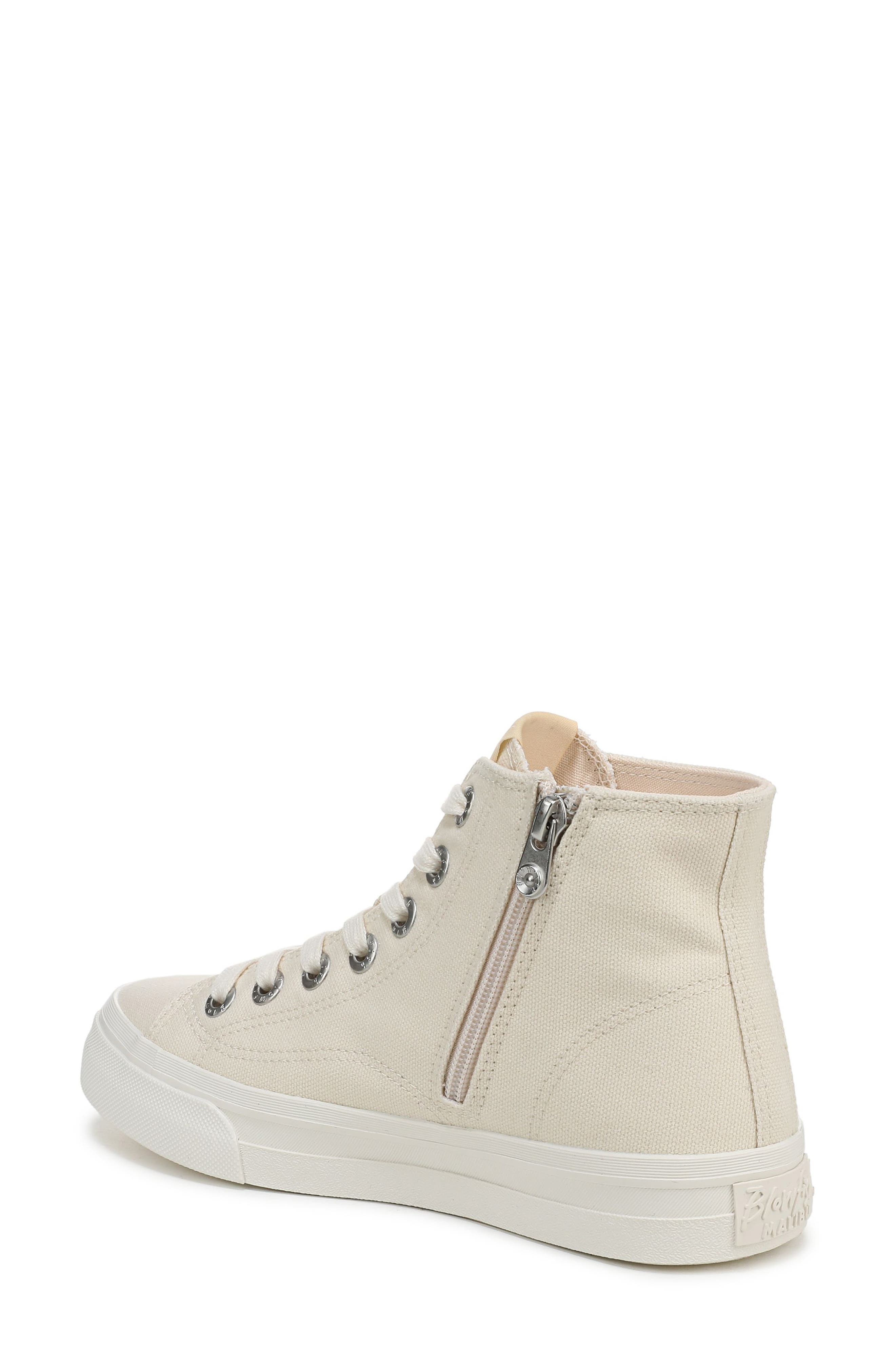 Blowfish Malibu Catch Sun High Top Sneaker, Alternate, color, White Sands Canvas