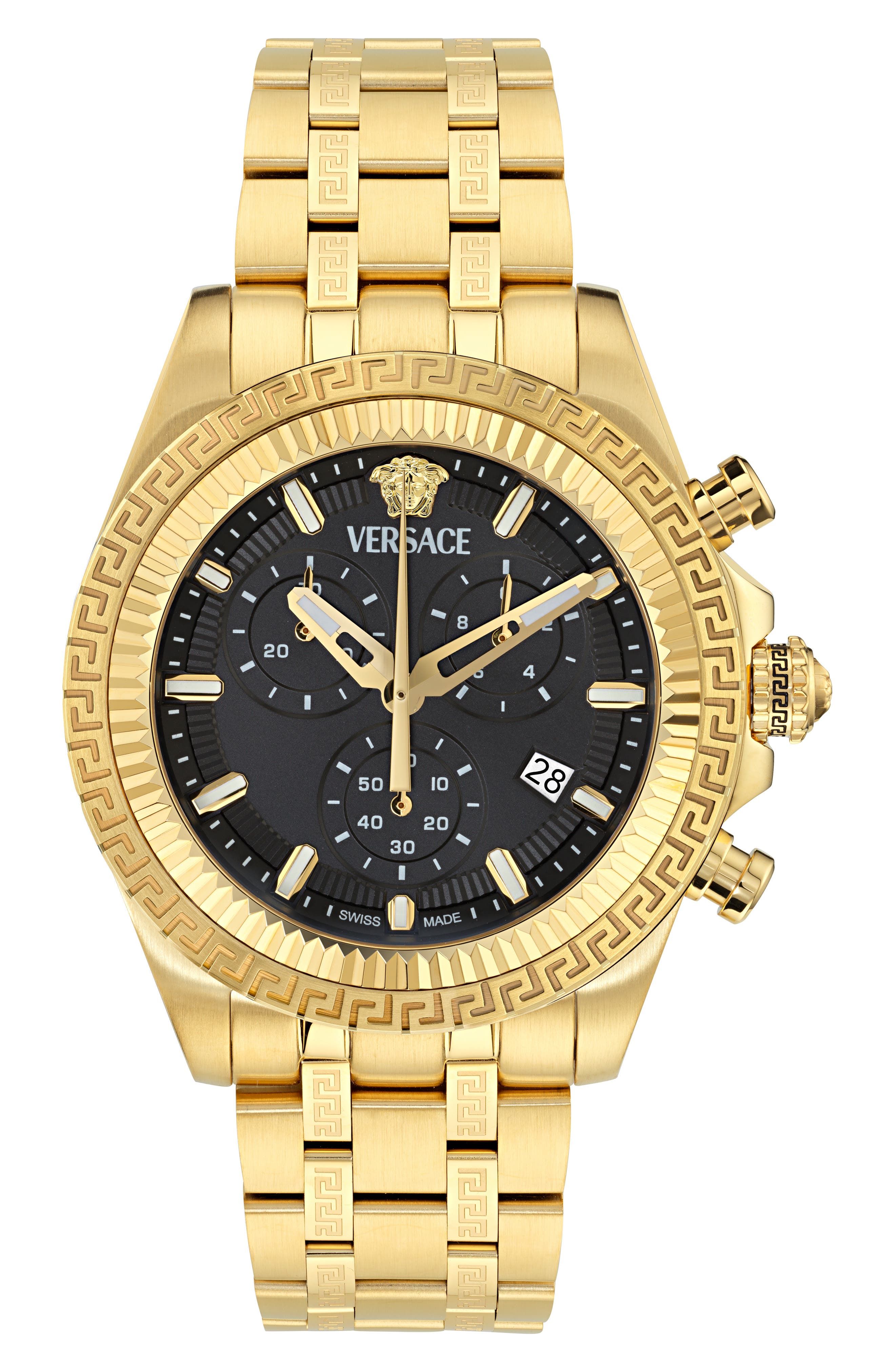 Versace Fornax Chronograph Bracelet Watch, 43mm | Nordstrom
