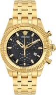 Versace Fornax Chronograph Bracelet Watch, 43mm