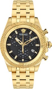 Versace Fornax Chronograph Bracelet Watch, 43mm