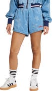 adidas Originals The Denim Star Graphic Cotton Varsity Shorts
