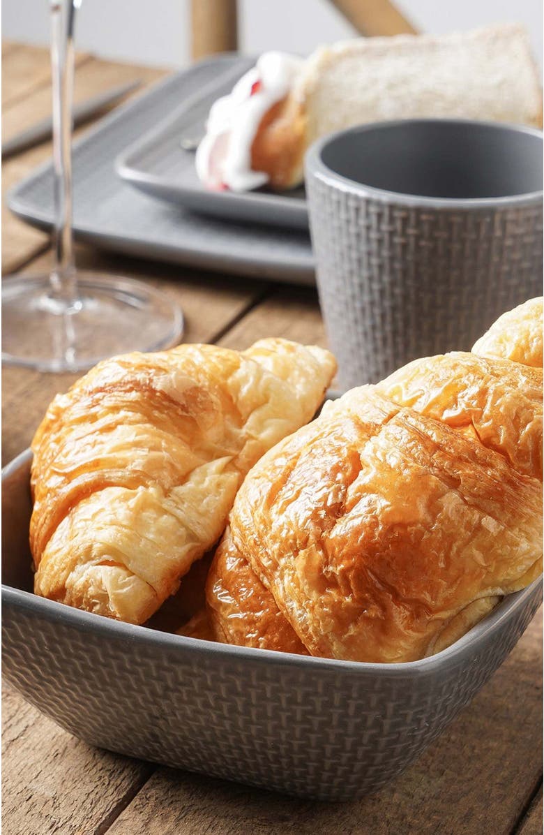 Stone Lain Olivia Stoneware 4-Piece Bowl Set, Alternate, color, Gray