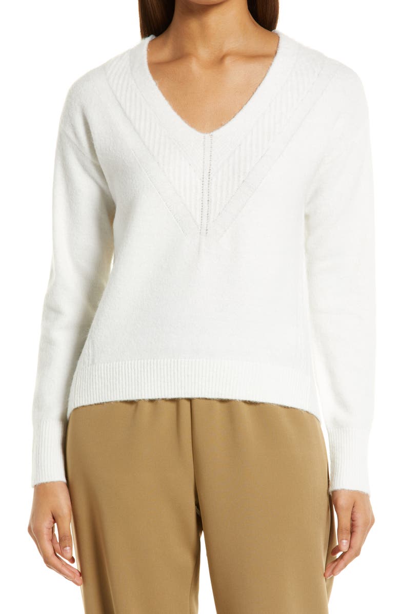 Halogen<sup>®</sup> V-Neck Sweater, Main, color, 