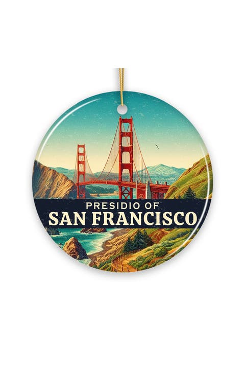 Presidio Of San Francisco Golden Gate Bridge Ornament