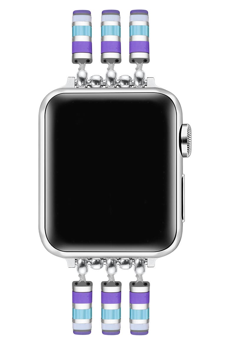 Slim 42mm Apple Watch® Bracelet Watchband, Alternate, color, BLUE