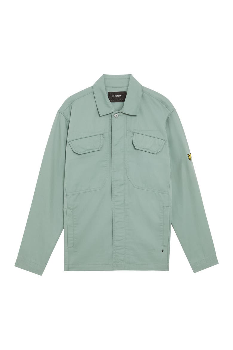 Long Sleeve Multi Pocket Overshirt, Alternate, color, Cold Mint