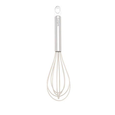 8-Inch Stainless Steel and Silicone Egg Whisk